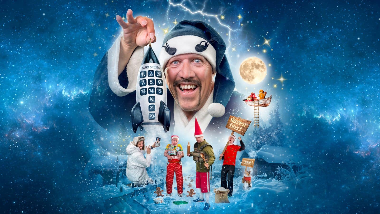 Bildet viser 7 personer som er kledd ut som karakterer fra Skjønnheten og udyret. 